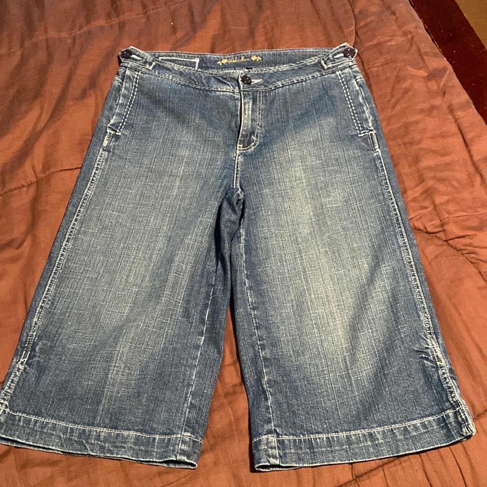 Capri Wide Leg Jean by Hikit Jeans Brand.  EUC!